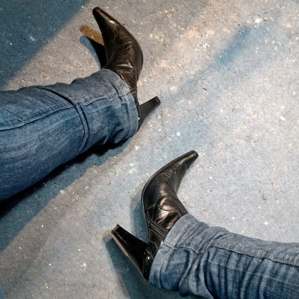 ISO pointy toe heeled boots